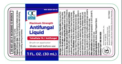 Label (Quality Choice Maximum Strength Antifungal Liquid 50 172qc)